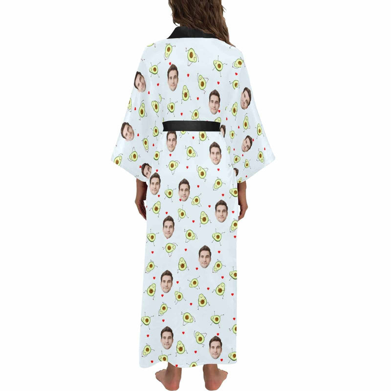 FacePajamas T-Shirts 20230922-´÷Àֿµ-1  Women&#039;s Long Kimono Robe