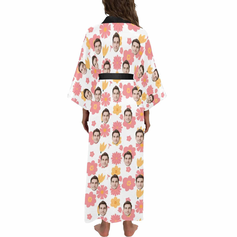 FacePajamas T-Shirts 20230922-´÷Àֿµ-4  Women&#039;s Long Kimono Robe