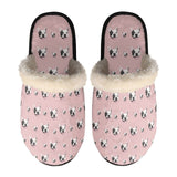 FacePajamas Slippers-2ML-ZD Pink / XS Custom Face Fuzzy Slippers for Women and Men Personalized Photo Non-Slip Slippers Indoor Warm House Shoes