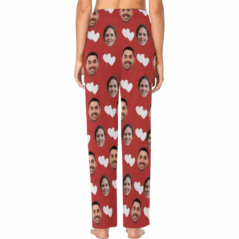 FacePajamas Custom Face Pajama Pants Love Couples Sleepwear for Women & Men