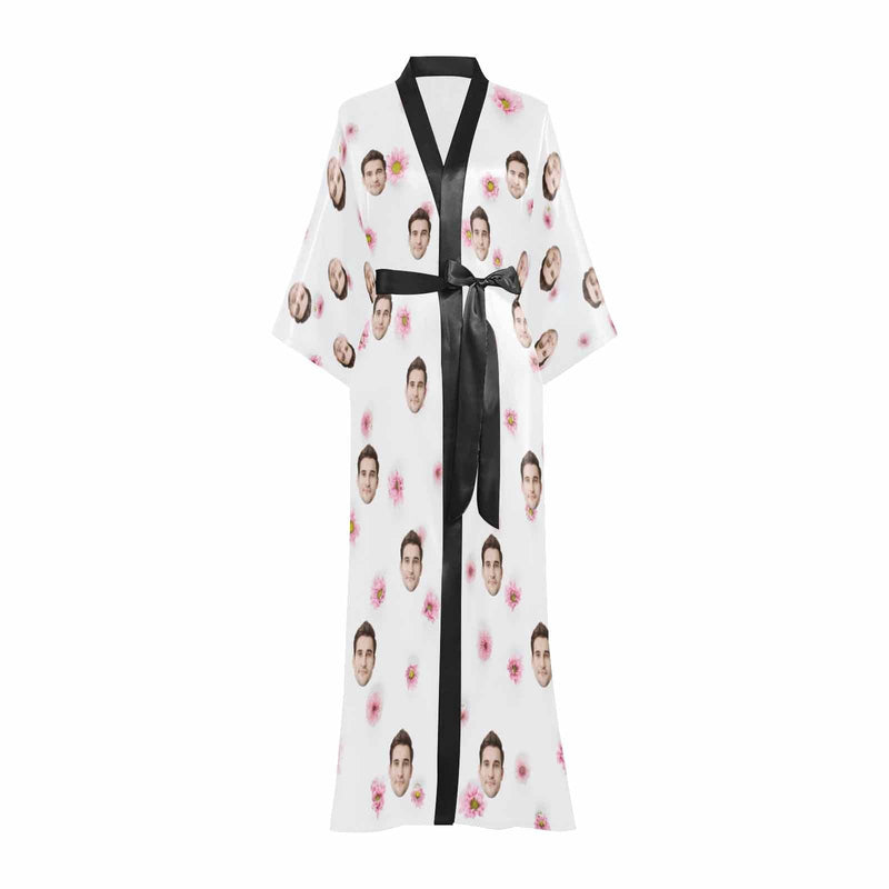 FacePajamas T-Shirts 20230922-´÷Àֿµ-3  Women&#039;s Long Kimono Robe
