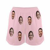 FacePajamas Sets 8.17-纯色粉底-女士短裤  Women&#039;s Pajama Shorts (Model Sets 11)