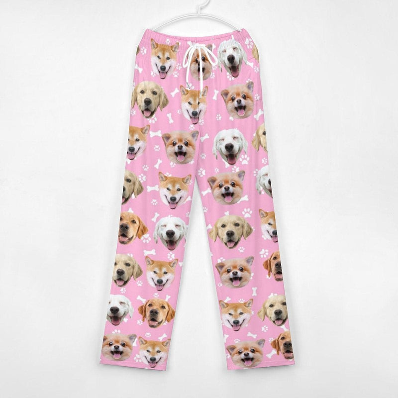 FacePajamas Pajama Pants& Bandana-2ML-SDS Christmas Flash Sale-Custom Dog Face Slumber Party Unisex Long Pajama Pants Best Christmas Gifts for Pet Lovers