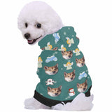 FacePajamas Pajama Mix Set Custom Photo Gloves and Snowman Pajamas Personalized Family Matching and Pet Hoodie Set Christmas Matching Sleepwear