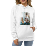 FacePajamas Hoodie-2WH-SDS Custom Photo Plus Size Hoodie with Pictures on It Black?Hoodie?with?Design Personalized Face Unisex Loose Hoodie Custom Top Outfits