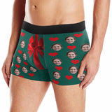 FacePajamas Men Underwear Green / XS Custom Face Gift Love You Men's Boxer Briefs Made for You Custom Underwear Unique Valentine's Day Gift