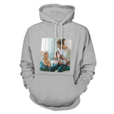FacePajamas Hoodie-2WH-SDS Grey / S Custom Photo Plus Size Hoodie with Pictures on It Black?Hoodie?with?Design Personalized Face Unisex Loose Hoodie Custom Top Outfits