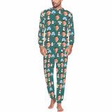 FacePajamas Pajama Mix Set Men/S Custom Photo Gloves and Snowman Pajamas Personalized Family Matching and Pet Hoodie Set Christmas Matching Sleepwear