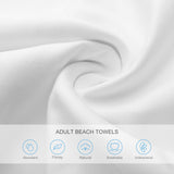 FacePajamas Bath Towel One Size Custom Name Rainbow  Bath Towel 30"x56" Beach Towel Kids Towel Pool Towel Camp Towel
