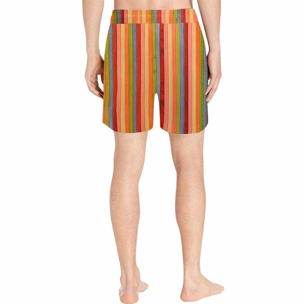 FacePajamas Swim Shorts Personalized Swim Trunks Customize Swim Trunks Design Face Row Simple Men's Quick Dry Swim Shorts