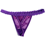 FacePajamas Women Underwear-1YN-SMT Purple Personality Cute Sexy Custom Name Letter Women Lace Panties G String Briefs Mesh Thong Low Waist Intimates Gift(DHL is not supported)