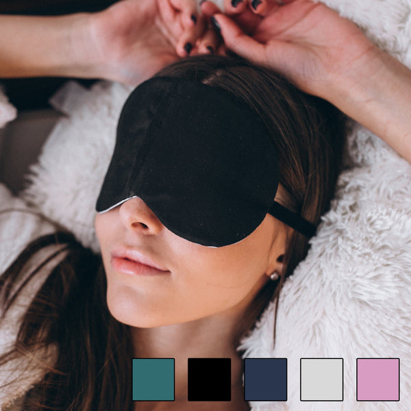 FacePajamas Real Natural Pure Silk Eye Mask with Adjustable Strap for Sleeping