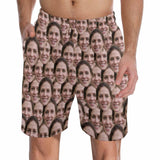 FacePajamas Pajama Shorts S Custom Face Men's Pajama Shorts Personalized Face Sleepwear Shorts