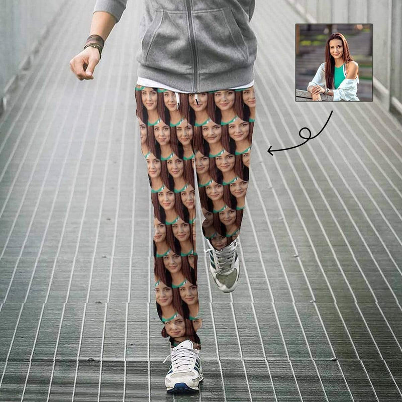 FacePajamas Hoodie Sweatpants / XS [High Quality] Custom Seamless Face Men's All Over Print Hoodie