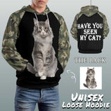 FacePajamas Hoodie-2WH-SDS 【TikTok Hot Selling 】Custom Pet Face Hoodie Camo Unisex Cool Hoodie Designs Over Size Hooded Pullover Personalized Pet Face Loose Hoodie Top Outfits