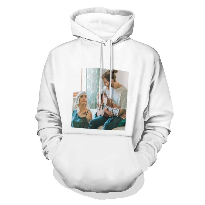 FacePajamas Hoodie-2WH-SDS White / S Custom Photo Plus Size Hoodie with Pictures on It Black?Hoodie?with?Design Personalized Face Unisex Loose Hoodie Custom Top Outfits