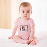 FacePajamas Baby Pajama 3months / Pink Custom Face Mom's Love Bubble Romper Newborn Baby Jumpsuit Personalized Baby Girls Boys Bodysuit
