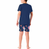 FacePajamas Pajama Big Boy Pajamas Custom Face Dream Personalized Kids Short Sleeve Pajama Set For Boys 8-15Y