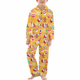 FacePajamas Kids Pajama Big Boys / 8-9Y Kid's Pajamas Yellow Custom Sleepwear with Face Personalized Christmas Pajama Set For Boys&Girls 2-15Y