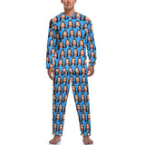 FacePajamas Pajama Blue / S Custom Face Girlfriend Pajamas for Men Personalized Men's Pajama Set Sleep or Loungewear For Him