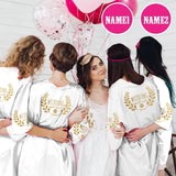 FacePajamas Pajama-2ML-SDS #Bride Robe#For Wedding-Custom Name Unique Sexy Short Robe For Bride and Bridesmaids The Best Getting Ready Robes for Your Bridal Party