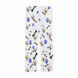 FacePajamas Pajama Shirt&Pants Custom Couple Face Dog Bone Paw Print Sleepwear Personalized Women's&Men's Slumber Party Long Pajama Pants