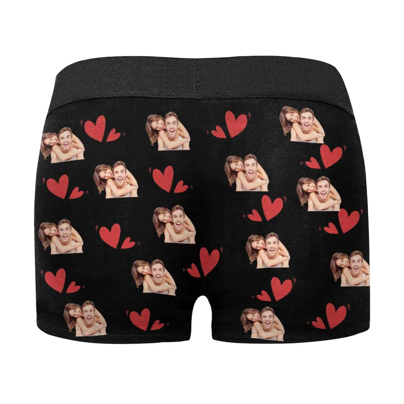 FacePajamas Mix Briefs Custom Couple Matching Lingerie Briefs I'm Just Here For The Sex Personalized Face Underwear For Couple Gifts Made for Your Gift