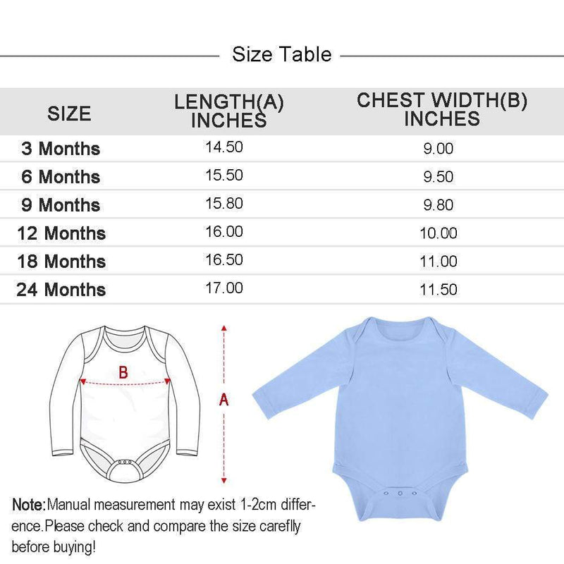 FacePajamas Baby Pajama Custom Date My First Christmas Infant Bodysuit One Piece Jumpsuit Personalized Long Sleeve Rompers Baby Clothes