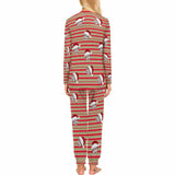 FacePajamas Pajama Custom Face Christmas Stripes Couple Matching Pajamas