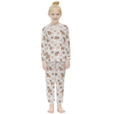 FacePajamas Pajama Custom Face Little Bear Sleepwear Personalized Kids Long Sleeve Pajamas Set