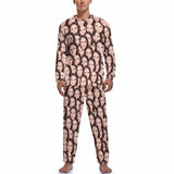 FacePajamas Pajama Custom Face Lover's Head Sleepwear Personalized Slumber Party Couple Matching Pajamas