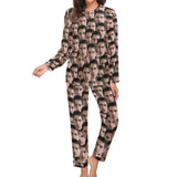 FacePajamas Pajama Custom Face Lover's Head Sleepwear Personalized Slumber Party Couple Matching Pajamas