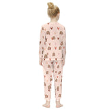 FacePajamas Pajama Custom Face Pjs 2 Piece Nightwear Personalized Love Heart Kids Long Sleeve Pajamas Set