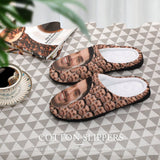 FacePajamas Slippers-2YX-SDS Custom Face Seamless Photo Women's All Over Print Cotton Slippers