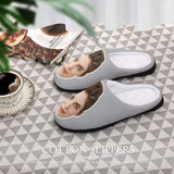 FacePajamas Slippers-2YX-SDS Custom Face Women's All Over Print Cotton Slippers