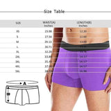 FacePajamas Men Underwear Custom Face Working Day Men's Boxer Brief With Custom Waistband Print your Own Personalized Underwear for Him