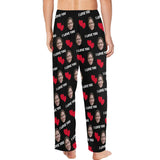 FacePajamas Pajama Shirt&Pants Custom Girlfriend Face Long Pajama Pants I Love You Personalized Men's Slumber Party Sleepwear