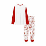 FacePajamas pajama Custom Name Car Red Boys Pajamas Kids Sleepwear Girls Pjs Personalized Kids Long Sleeve Pajamas Set