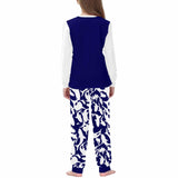 FacePajamas pajama Custom Name Dolphin Boys Pajamas Kids Sleepwear Girls Pjs Personalized Kids Long Sleeve Pajamas Set