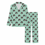 FacePajamas Pajama Custom Pet Face Sleepwear Women's Lightweight Long Pajama Set
