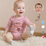 FacePajamas Baby Pajama Custom Photo Newborn Infant Bodysuit One Piece Jumpsuit Personalized Long Sleeve Rompers Baby Clothes