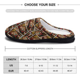 FacePajamas Slippers-2YX-SDS Custom Photo Seamless Family Women's All Over Print Cotton Slippers