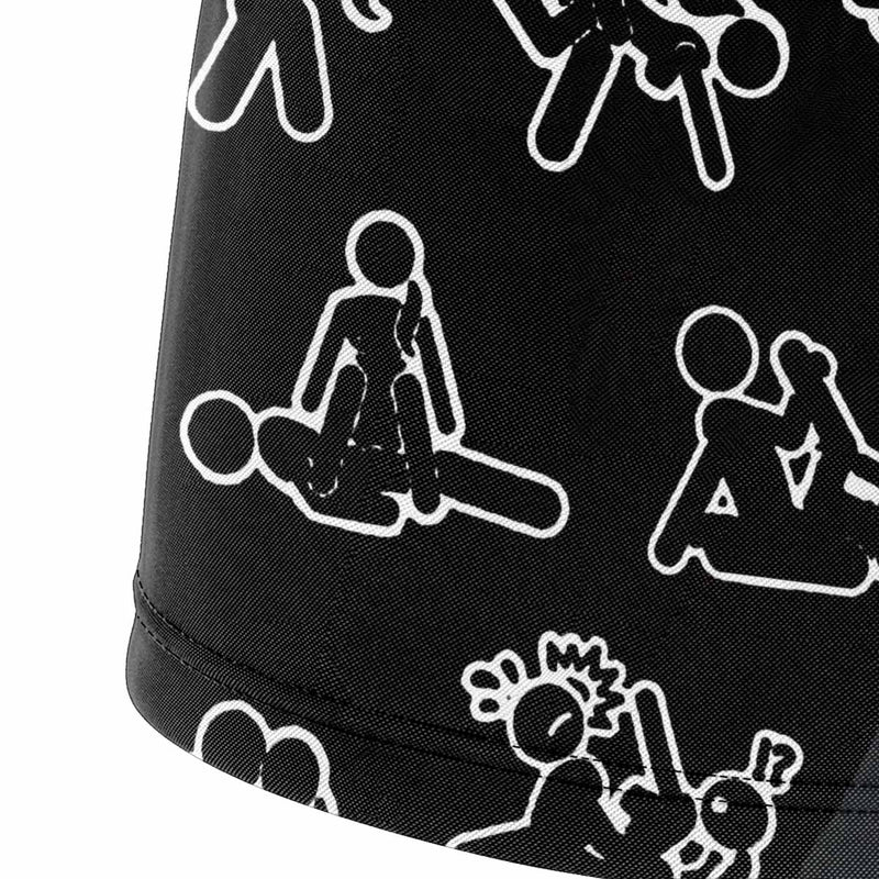 FacePajamas Men Underwear Custom Waistband Boxer Briefs Property of Name Personalized Face Underwear for Husband or Boyfriend-Kung Fu Yoga