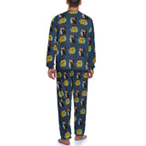 FacePajamas Pajama Father's Loungewear Custom Photo Super Dad Men's Pajamas Personalized Photo Pajama Set for Him