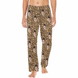 FacePajamas Pajama Shirt&Pants For Men / S Custom Face Leopard Print Sleepwear Personalized Women's&Men's Slumber Party Long Pajama Pants