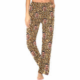 FacePajamas Pajama Shirt&Pants For Women / XS Custom Face Leopard Print Sleepwear Personalized Women's&Men's Slumber Party Long Pajama Pants