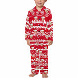 FacePajamas Kids Pajama Little Boy/Red / 2-3Y Kid's Pajamas Custom Sleepwear with Face Personalized Christmas Pajama Set For Boys&Girls 2-15Y