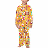 FacePajamas Kids Pajama Little Boys / 2-3Y Kid's Pajamas Yellow Custom Sleepwear with Face Personalized Christmas Pajama Set For Boys&Girls 2-15Y