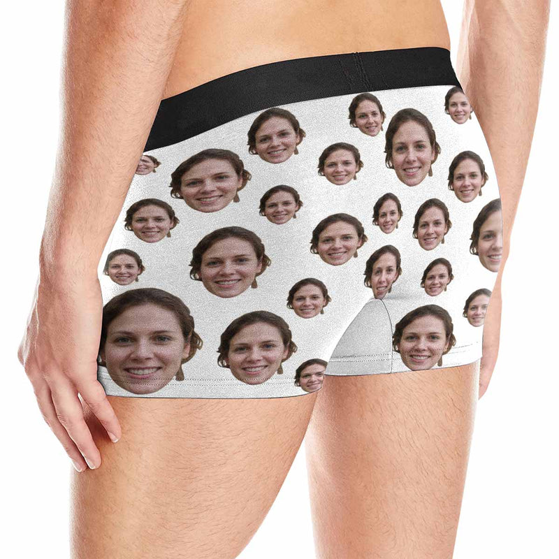 FacePajamas Underwear Made in USA Custom Boxers Personalized Underwear with Face World's Greatest Cock Custom Men's Boxer Briefs