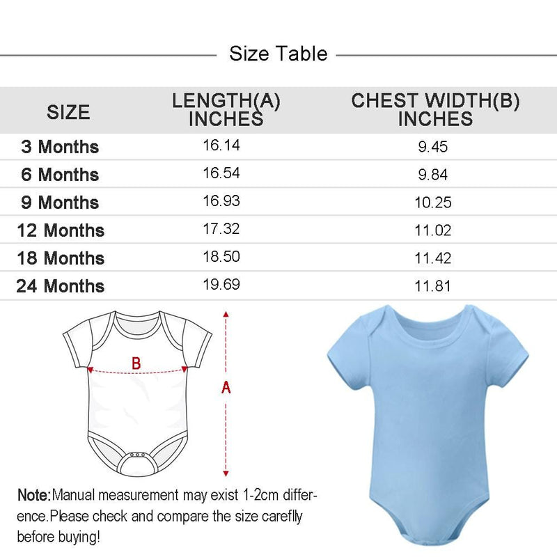 FacePajamas 387560669431 Newborn Baby Jumpsuit Custom Face Our First Mother's Day Baby Bodysuit Personalized Mother-kid Matching Nightwear Mother's Day & Birthday Gift